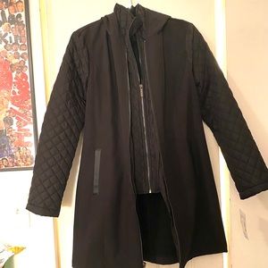 Michael Kors double zip hooded jacket